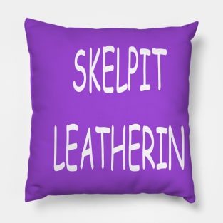 Skelpit Leatherin, transparent Pillow