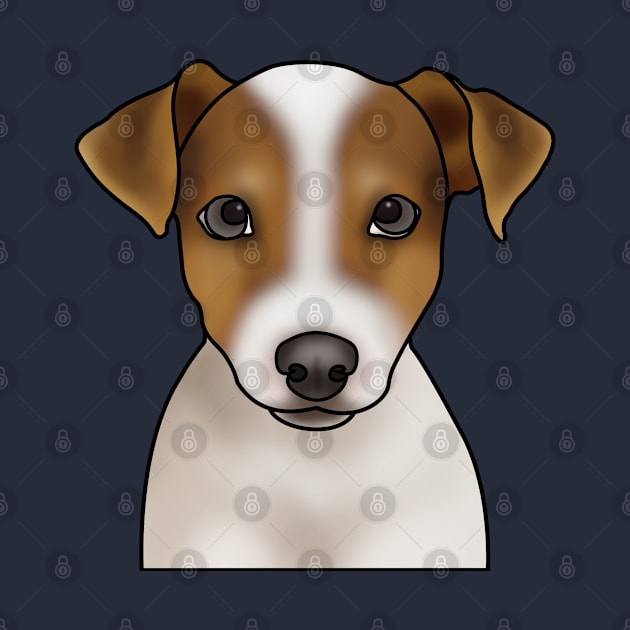 Jack Russell Terrier Dog Portrait by JadeMadeThis