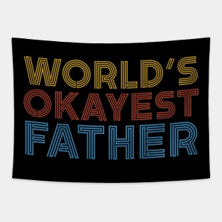 World’s Okayest Father Tapestry