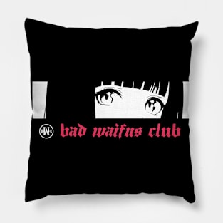 Bad Waifus Club Anime Girl Kawaii Aesthetic Japanese Manga Pillow