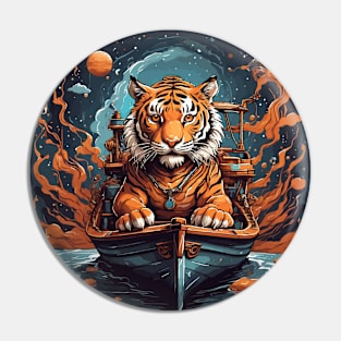 Cosmic Tiger Pin