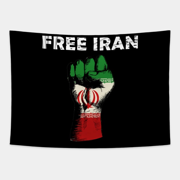 Free iran  Support Freedom For The Iranian Pepole T-Shirt Tapestry by tshirtQ8