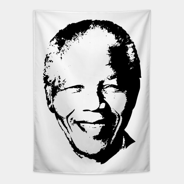 Nelson Mandela Tapestry by Nerd_art