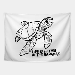 Life is better in The Bahamas. Cool Summer & Spring Break Design Tapestry