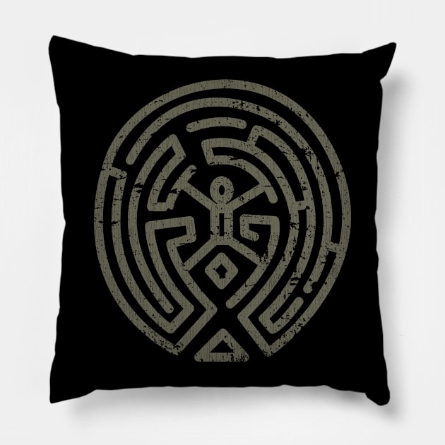 The Maze Pillow by JCD666