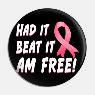 Free Womens Breast Cancer Survivor Breast Cancer Awareness Pin