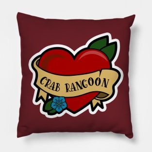 I Love Crab Rangoon Pillow