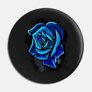 Blue Rose Pin