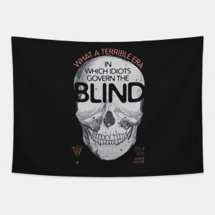 Skull Shakespeare Gifts Cool Literature Quotes Design Tapestry