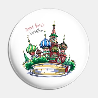 Cathedral of Vasily the Blessed, Moscow, Russia Pin