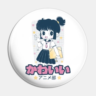 Kawaii anime club Pin