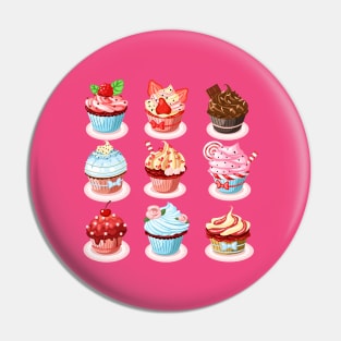 Cupcakes Pin