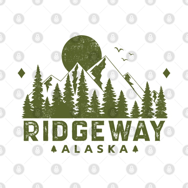 Ridgeway Alaska Mountain Souvenir by HomeSpirit