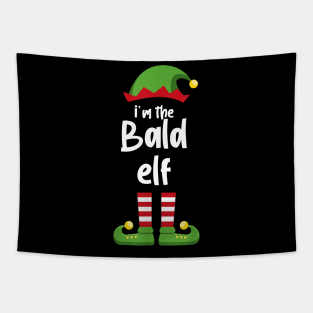 I'm The Bald Elf Family Matching Christmas Pajama Gifts Tapestry