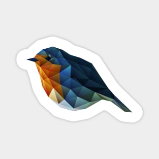 Low Poly Robin Magnet