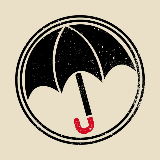 Umbrella Academy Logo Distressed by Bevatron