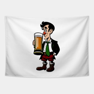 Beer Drinker Tapestry