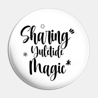 Sharing Yuletide Magic Pin