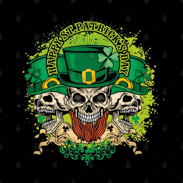 St. Patricks Day Skulls by Grave Digs