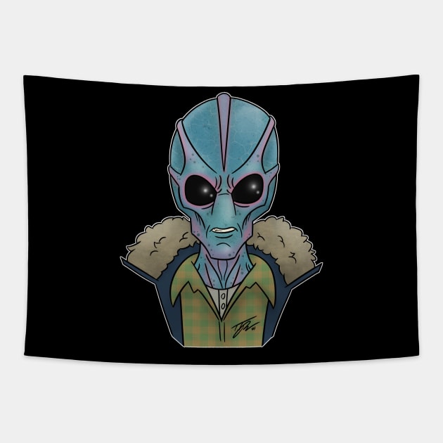 Resident Alien Tapestry by Tuckerjoneson13