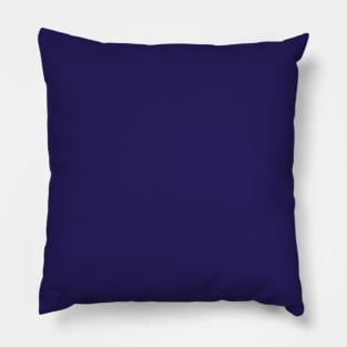 Indigo Blue Plain Solid Color Pillow