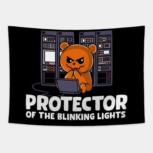 Protector of the Blinking Lights Networking Tapestry by NerdShizzle