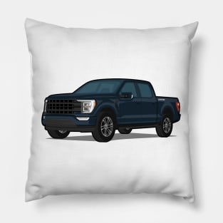 Car truck off road f-150 dark Pillow