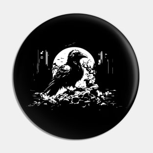 raven poe Pin