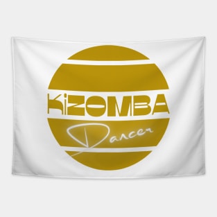 Kizomba dancer yellow Tapestry