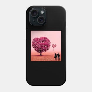 Valentine Wall Art - Picture of love - Unique Valentine Fantasy Planet Landsape - Photo print, canvas, artboard print, Canvas Print and T shirt Phone Case