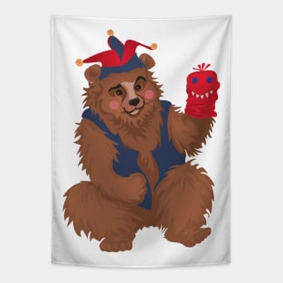 Jester Bear Tapestry