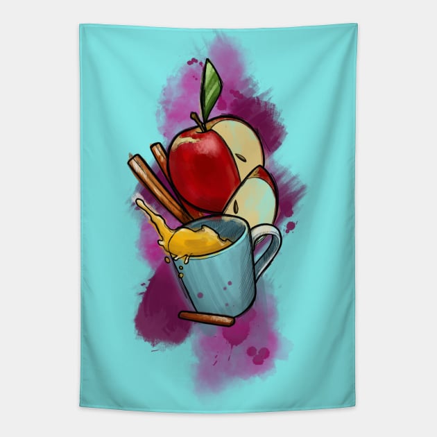 Apple cider Tapestry by mellobunni