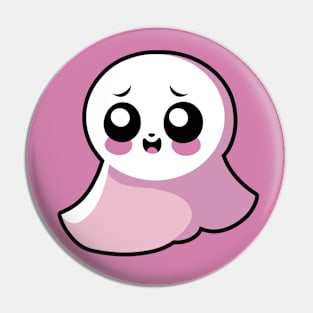 Little Pink Ghost Pin