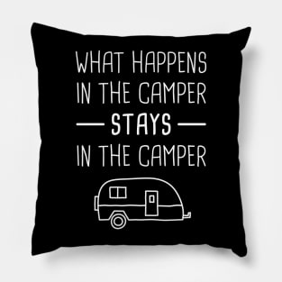 Funny RV Camper Quote Pillow