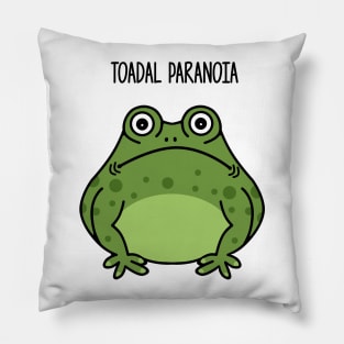 Paranoid Toad Pillow