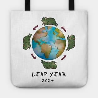 Leap Year 2024 Frog Tee Tote