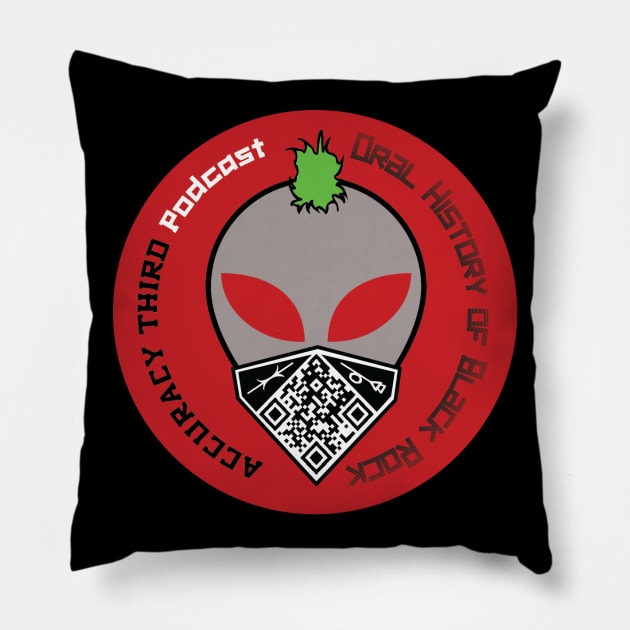 Classic Alien Head Pillow by AccuracyThird