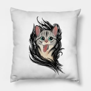 Cute Cat from Darkness Pillow