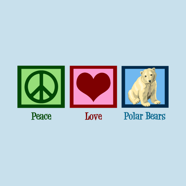 Peace Love Polar Bears by epiclovedesigns