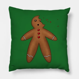 Surprised gingerbread man Pillow