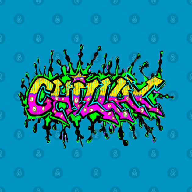 Spray can Graffiti Chill Chillax by LowEndGraphics by LowEndGraphics