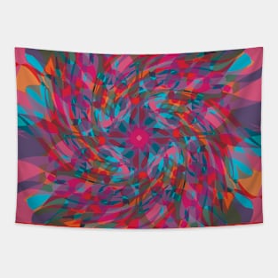 Dot Spiral 10 Tapestry