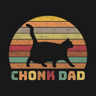 Chonk Dad Chonk Scale Cat Meme Memes T-Shirt