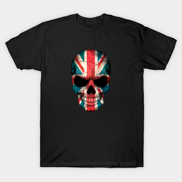 British Flag Skull - United Kingdom - T-Shirt | TeePublic