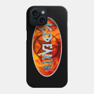 Iced Earth - Oval With Pentagram. Phone Case