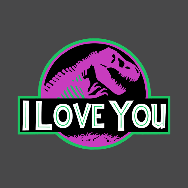 Barney - Jurassic Park Logo Parody - "I Love You, You Love Me" by TSHIRTS 1138