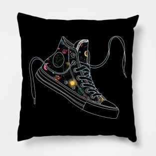 Taurus high tops - Pastel &amp; black Pillow