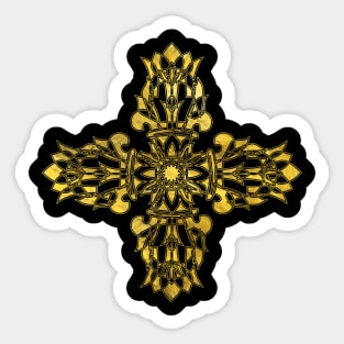 Double Cross Stickers for Sale