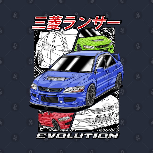 JDM Lancer Evo by Guyvit