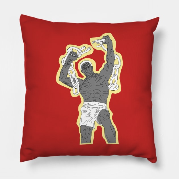 Freedom Statue 2 Pillow by Chachivectordesigns 